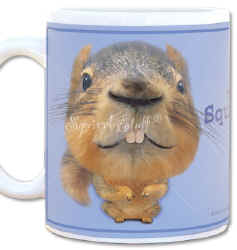Squirrel Face Ceramic Mug