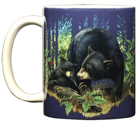 Bear Mom Family Ceramic Mug