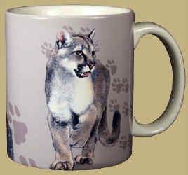 Cougar Mountain Lion Ceramic Mug