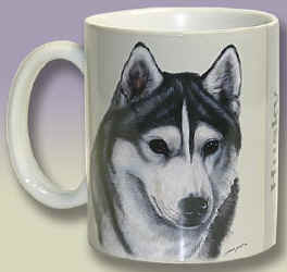 Huskey Dog Ceramic Mug