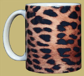 Leopard Skin Ceramic Mug