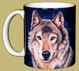 Lone Wolf Ceramic Mug