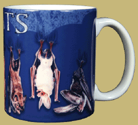 Night Flyers bats Ceramic Mug