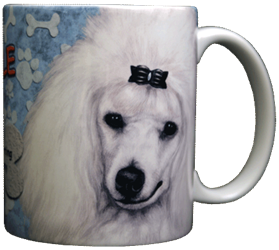 Poodle dog Ceramic Mug
