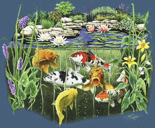 fresh water carp koi goldfish fish species t-shirt