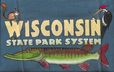fresh water Wisconsin Muskellunge fish species t-shirt