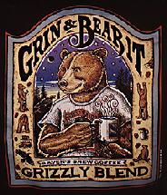 Ray Troll bear's blend kodiac bear coffee humor t-shirt