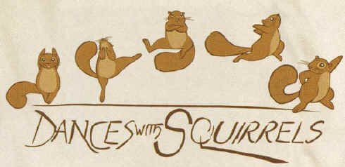 Dances With Squirrels graphic T-shirt Squirrel t-shirts tshirt tee shirt