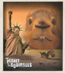 Planet Of The Squirrels Squirrel graphic t-shirt tshirt tee shirt