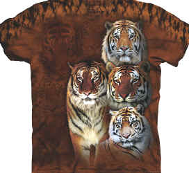 siberian and bengal tigers wild big cat species of t-shirt tshirt tee shirt