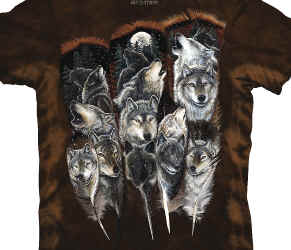 wolf pack t-shirt tshirt tee shirt