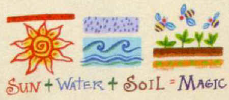 Ingredients list for organic food on a t-shirt celebrating eating local produce in season