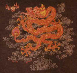 chinese ming dragon t-shirt