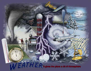 weather science meterology T-shirt