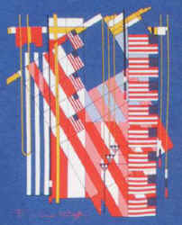 July Fourth liberty magazine cover frank lloyd wright architect architecture prairie school t-shirt shirt tee