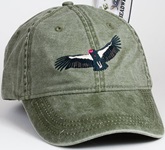Condor  raptor Bird of prey Hat ball hat baseball embroidered cap adjustible trucker