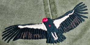 Condor  raptor  Bird of prey Hat ball hat baseball embroidered cap adjustible trucker