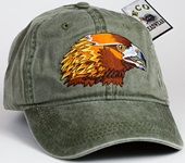 golden Eagle raptor Bird of prey Bird Hat ball hat baseball embroidered cap adjustible trucker