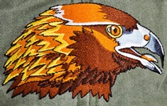 golden Eagle  raptor Bird of prey Bird Hat ball hat baseball embroidered cap adjustible trucker
