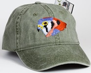 American Kestrel raptor Bird of prey Bird Hat ball hat baseball embroidered cap adjustible trucker