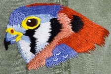 American Kestrel  raptor Bird of prey Bird Hat ball hat baseball embroidered cap adjustible trucker