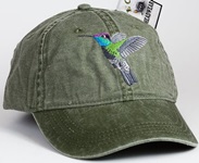 Magnificent Hummingbird  Bird Hat ball hat baseball embroidered cap adjustible trucker