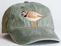 Piping Plover Bird Hat ball hat baseball embroidered cap adjustible trucker