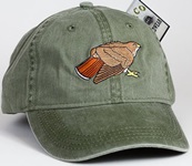 Red Tailed Hawk raptor Bird of prey Bird Hat ball hat baseball embroidered cap adjustible trucker