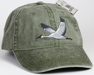 Sandhill Crane  aquatic Bird Hat ball hat baseball embroidered cap adjustible trucker