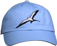 Swallowtail Kite AQUATIC Bird Hat ball hat baseball embroidered cap adjustible trucker