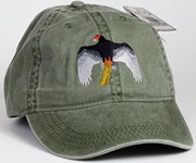 Turkey Vulture  raptor Bird of prey Hat ball hat baseball embroidered cap adjustible trucker