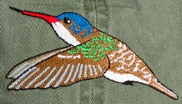Violet Crowned Hummingbird Bird Hat ball hat baseball embroidered cap adjustible trucker