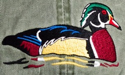 Wood Duck  aquatic Bird Hat ball hat baseball embroidered cap adjustible trucker