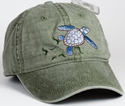 Loggerhead Sea Turtle Hat Embroidered Cap