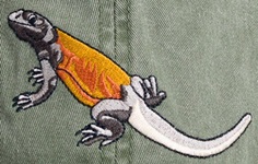 Chuckwalla Lizard  Reptile Hat ball hat baseball embroidered cap adjustible trucker