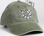 Rock Rattlesnake Hat snake Embroidered Cap