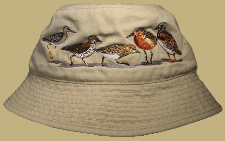 Shorebirds Embroidered Bucket Cap