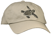 Green Sea Turtle Hat Embroidered Cap