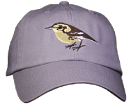Warbler Bird Hat ball hat baseball embroidered cap adjustible trucker