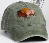 Bison Buffalo Hat ball hat embroidered cap adjustible trucker