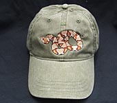 Copperhead Hat snake Embroidered Cap