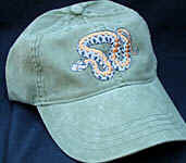 European Viper Hat snake Embroidered Cap