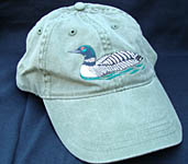 Loon Embroidered Hat Cap