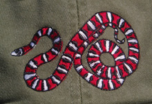 Pyro Snake Arizona Kingsnake Reptile Hat ball hat baseball embroidered cap adjustible trucker