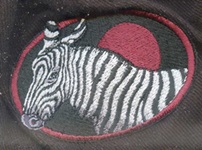 Zebra Hat ball hat embroidered cap adjustible trucker