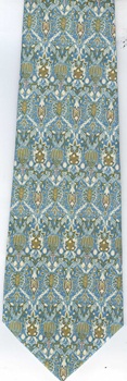 Brioche William Morris  Architect Arts and crafts movement morris macintosh fabric designer tie Necktie