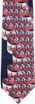  Escher Horseman Tesselation Tie