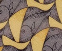 boat to fish Escher Tesselation Bow Tie math Tie necktie