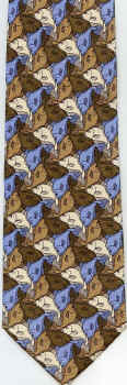 fish Escher Tesselation Bow Tie math Tie necktie