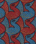 bird pelican Escher Tesselation Bow Tie math Tie necktie